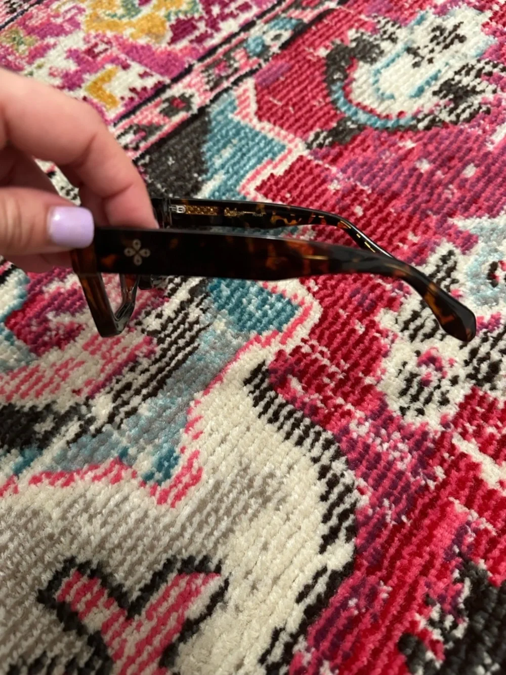 Tortoiseshell Square Frame Glasses - Blue light Lenses